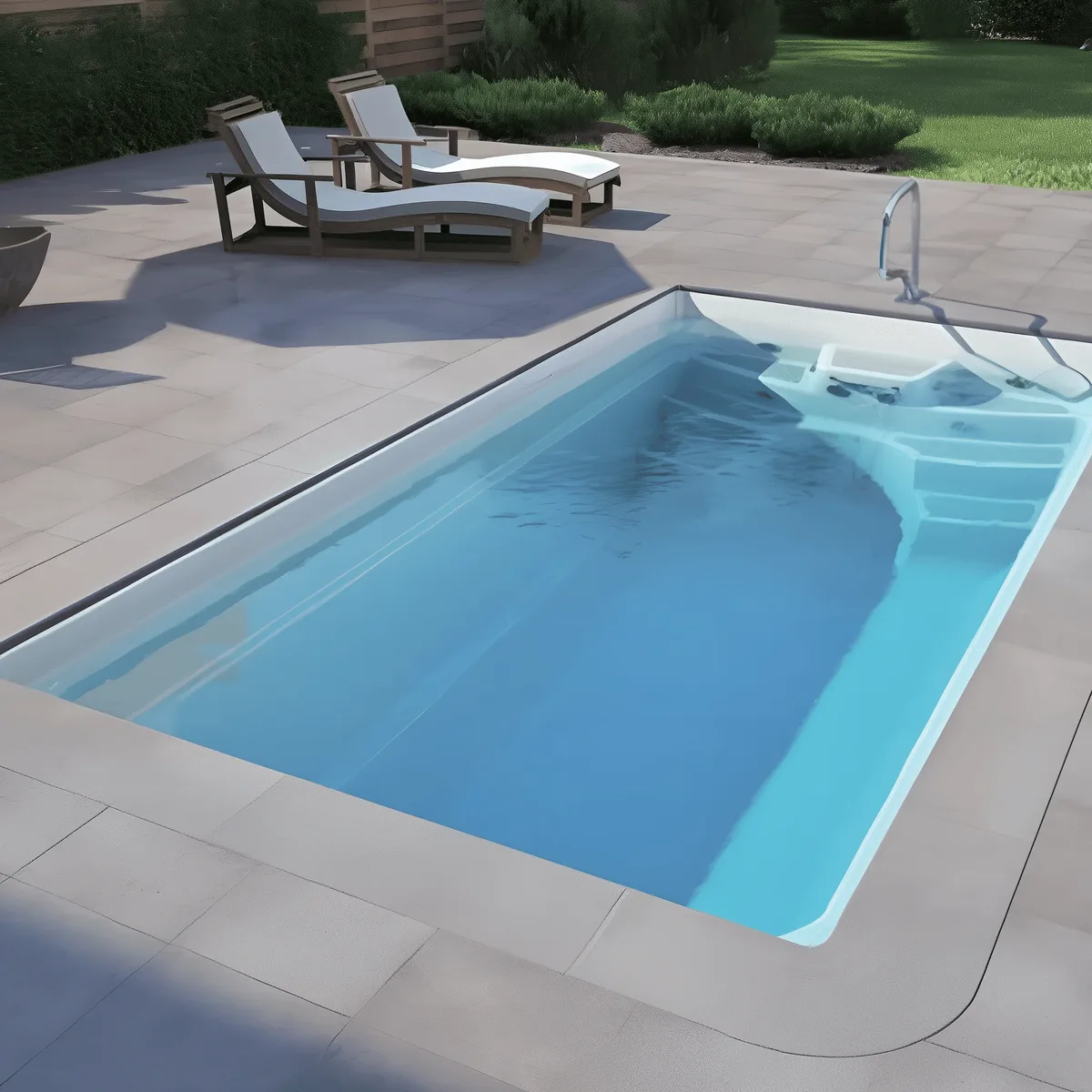 Композитный бассейн Laguna 5 — вид сверху в Новочеркасске