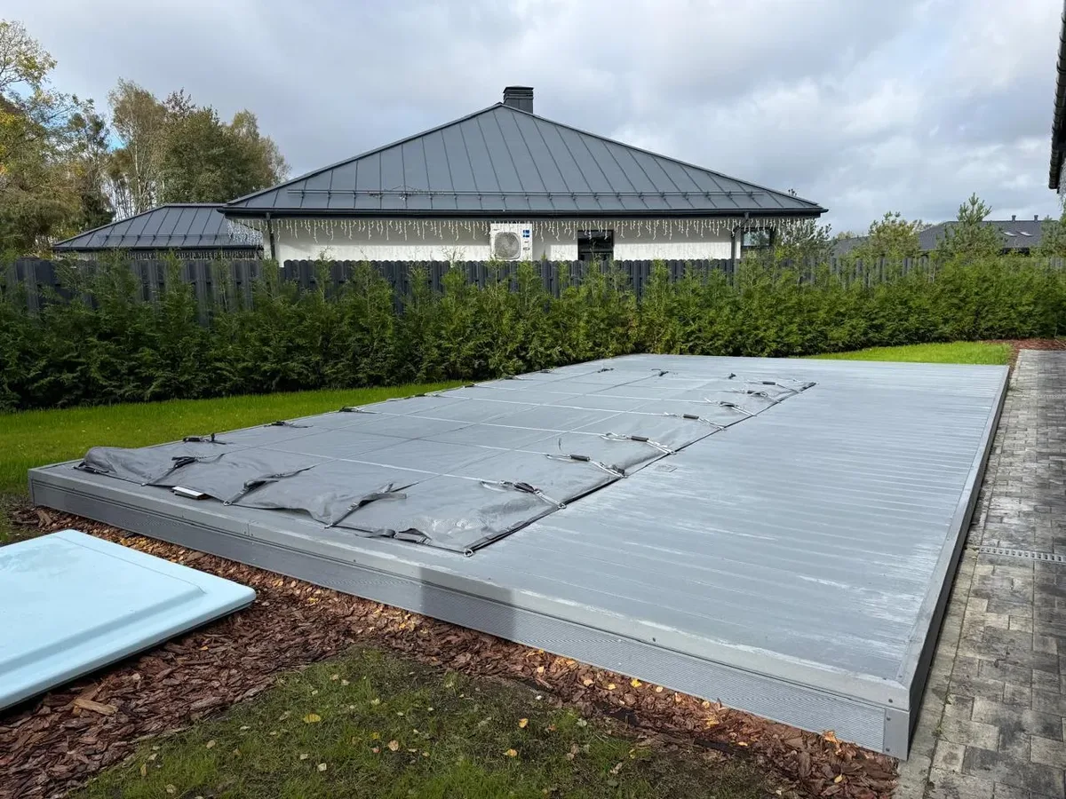 Покрывало Laguna Cover Mesh — установка в Новочеркасске