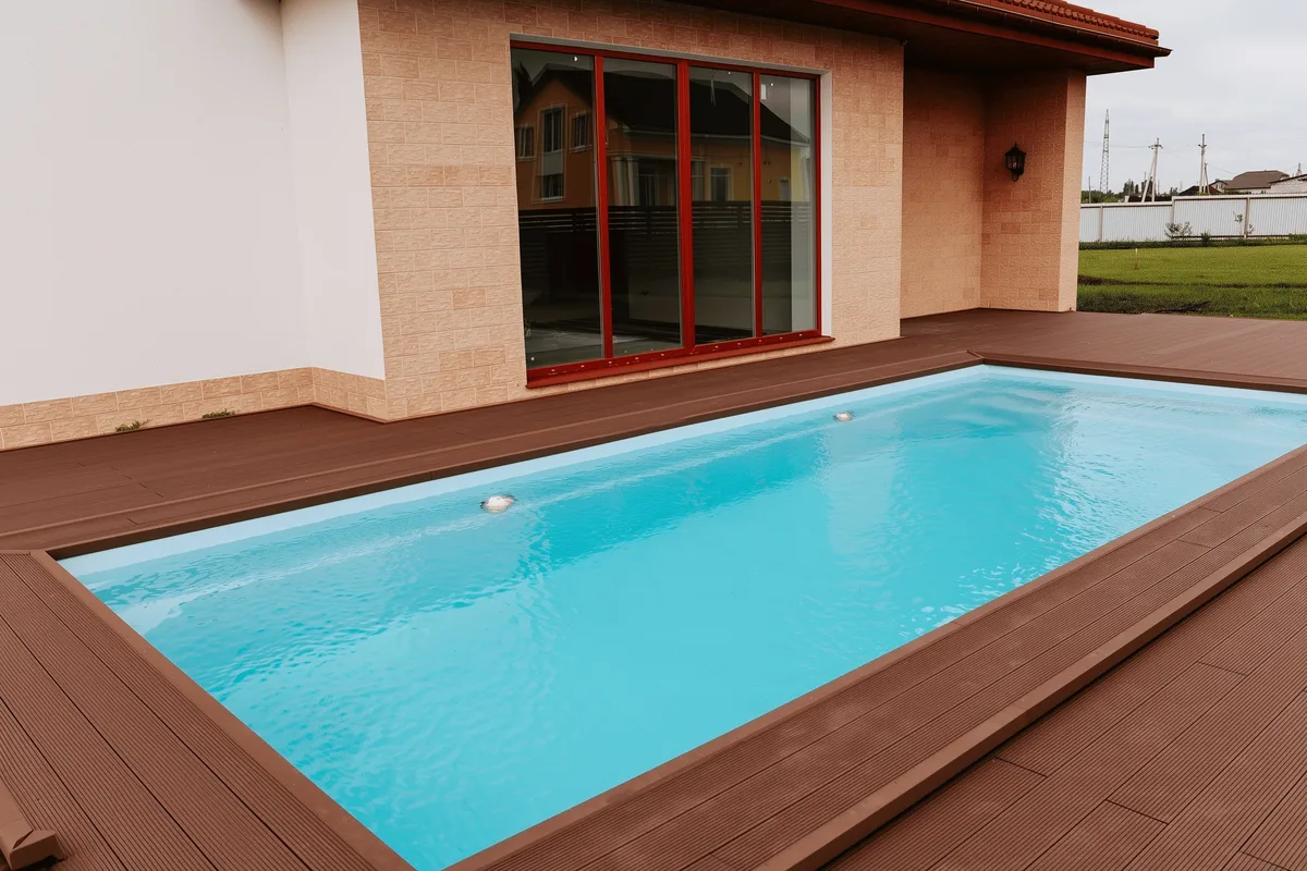 Композитный бассейн Laguna 8 — вид сверху в Новочеркасске